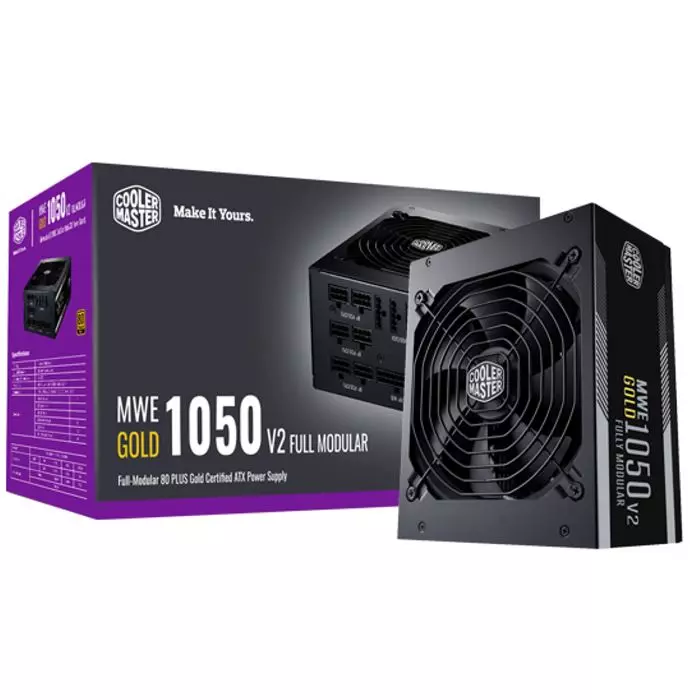 پاور کولر مستر مدل MWE GOLD 1050 V2 Gold Full Modular -gallery-3 - https://www.redtil.com
