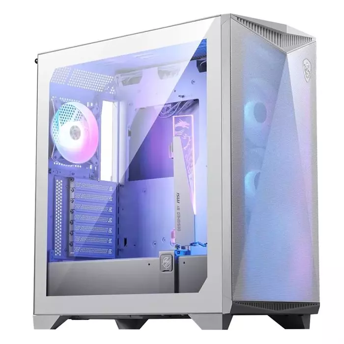 کیس سفید گیمینگ ام اس آی مدل MPG Gungnir 300R Airflow -gallery-5 - https://www.redtil.com
