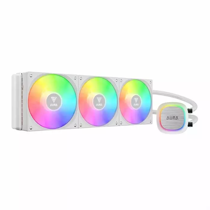 فن پردازنده مایع گیم دیاس Aura GL360 V2 White -gallery-11 - https://www.redtil.com