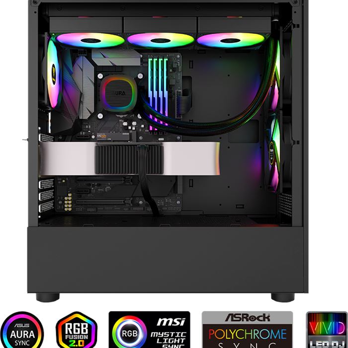 کولر پردازنده مایع گیم دیاس مدل Gamdias Aura GL360 V2 - Black -gallery-9 - https://www.redtil.com