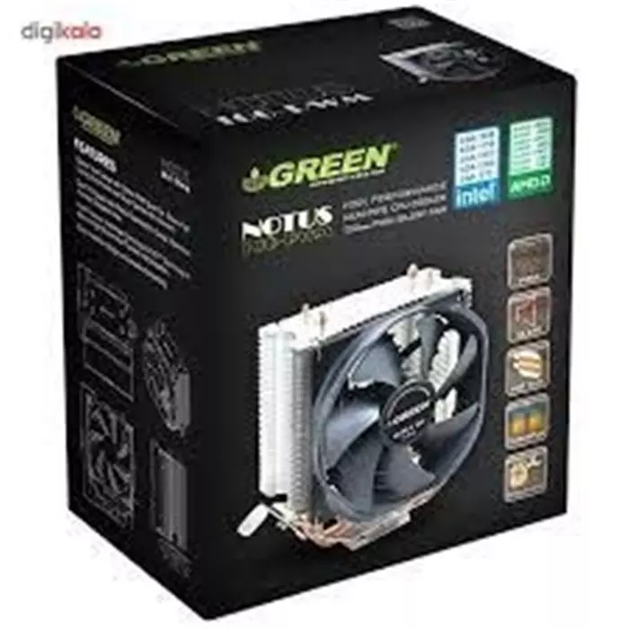 فن پردازنده گرین Fan Green NOTUS 100 PWM -gallery-9 - https://www.redtil.com