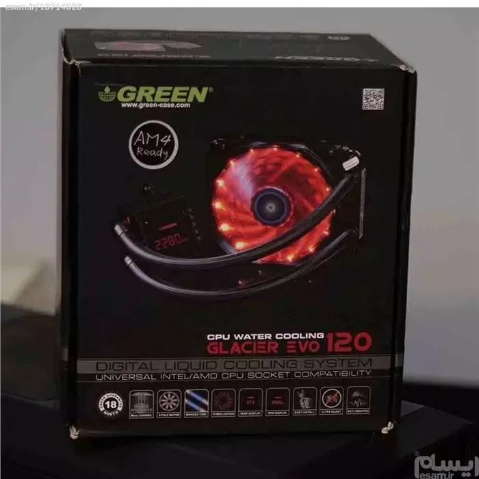 فن پردازنده مایع گرین Fan Green GLACIER GLC 120 EVO -gallery-7 - https://www.redtil.com