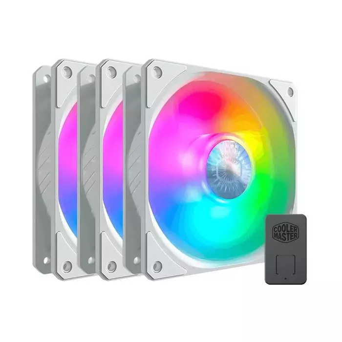 فن کیس کولر مستر سفید پک سه تایی SickleFlow 120 ARGB 3 in 1 -gallery-5 - https://www.redtil.com