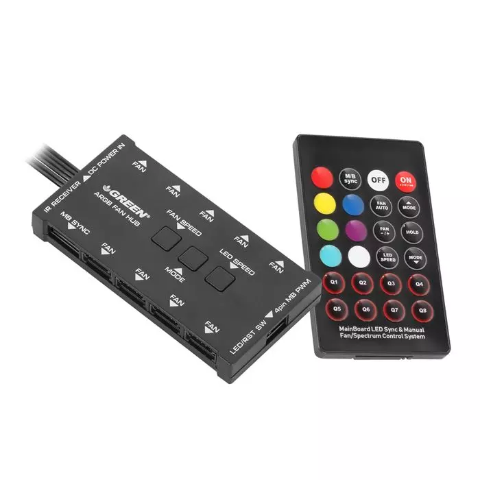 کیت 3 عددی فن گرین مدل HURACAN FAN GFK120M-ARGB -gallery-8 - https://www.redtil.com