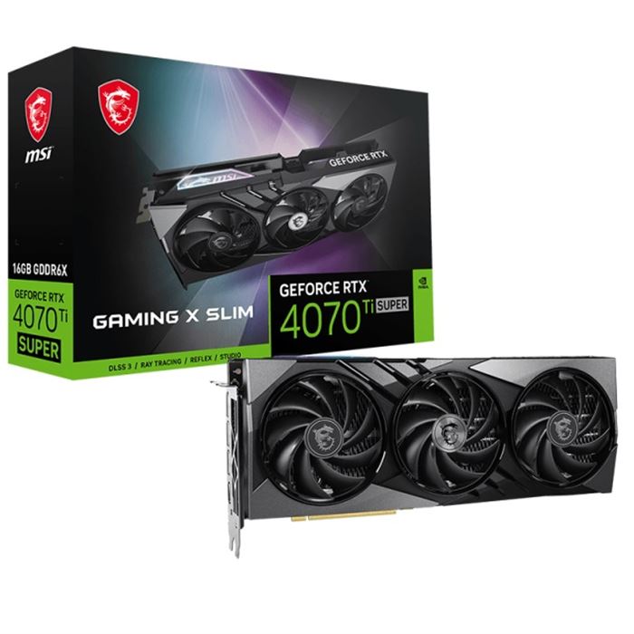 کارت گرافیک ام اس آی GeForce RTX 4070 Ti Super 16GB Gaming X Slim -gallery-7 - https://www.redtil.com