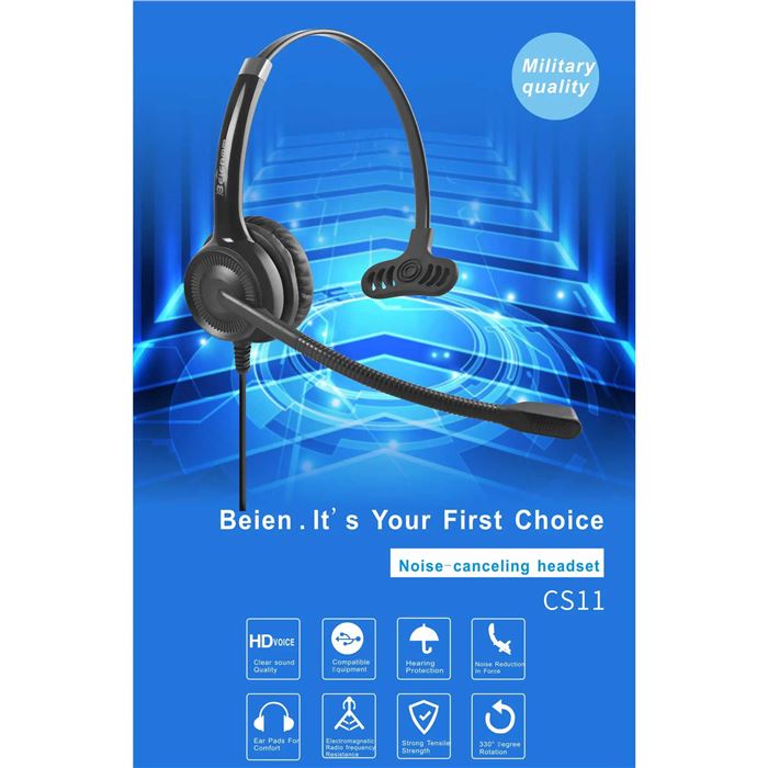 هدست بئین مدل CS11 PA -gallery-15 - https://www.redtil.com