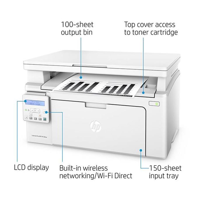 پرینتر اچ پی مدل LaserJet Pro MFP M130nw -gallery-13 - https://www.redtil.com
