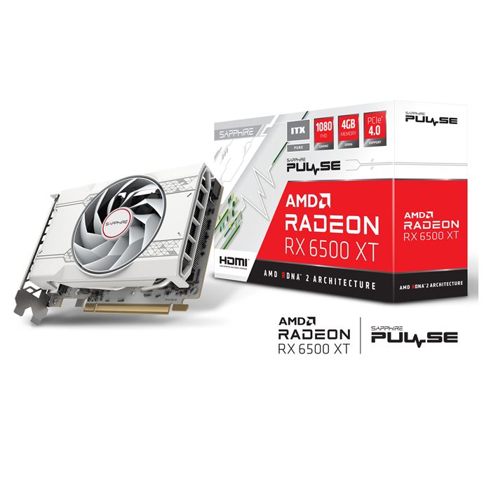 کارت گرافیک سافایر PULSE AMD Radeon RX 6500 XT ITX PURE 4GB -gallery-7 - https://www.redtil.com