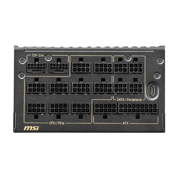 پاور 1600 وات ام اس آی MEG Ai1600T PCIE5 Full Modular -gallery-5 - https://www.redtil.com