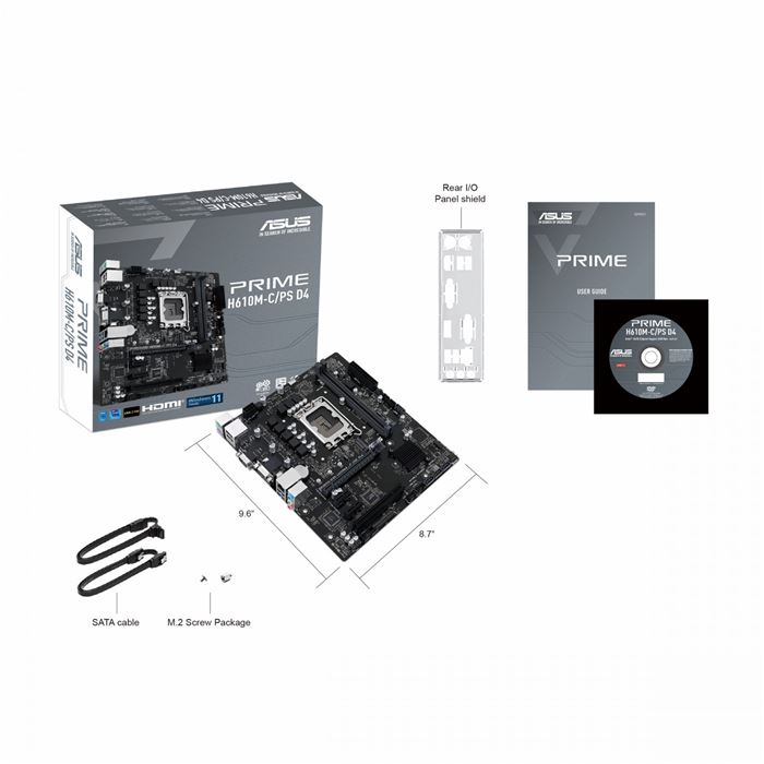 مادربرد ایسوس Prime H610M-C/PS D4 -gallery-9 - https://www.redtil.com