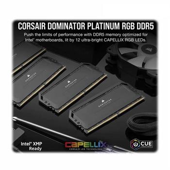 رم کامپیوتر DDR5 دوکاناله 6000 مگاهرتز CL36 کورسیر مدل Dominator Platinum RGB ظرفیت 32 گیگابایت -gallery-5 - https://www.redtil.com
