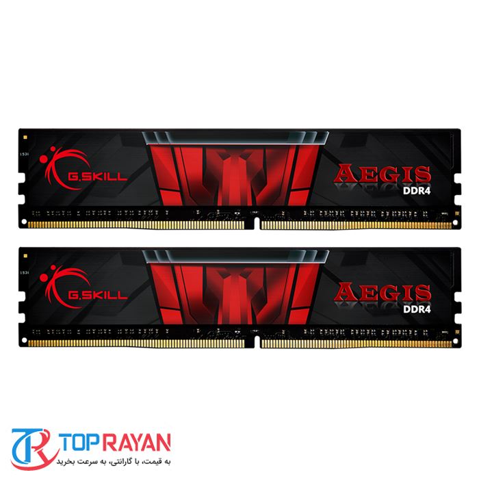 رم کامپیوتر DDR4 تک کاناله 3200 مگاهرتز CL16 جی اسکیل مدل AEGIS ظرفیت 8 گیگابایت -gallery-5 - https://www.redtil.com