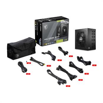 پاور 750 وات فول ماژولار ام اس آی MAG A750GL PCIE5 -gallery-4 - https://www.redtil.com